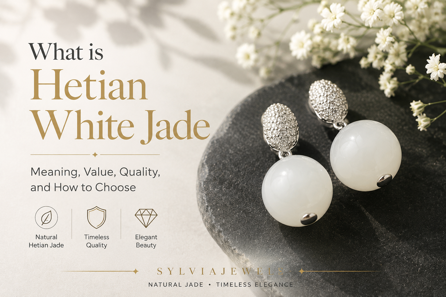 What Is Hetian White Jade? Meaning, Value & How to Identify Quality