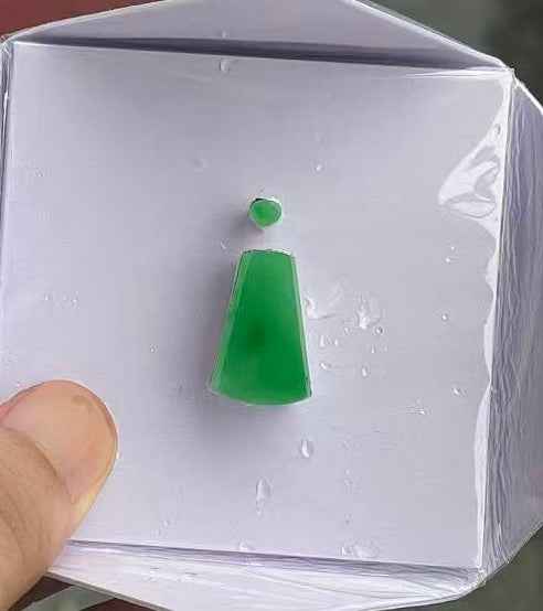 翡翠A货平安无事牌