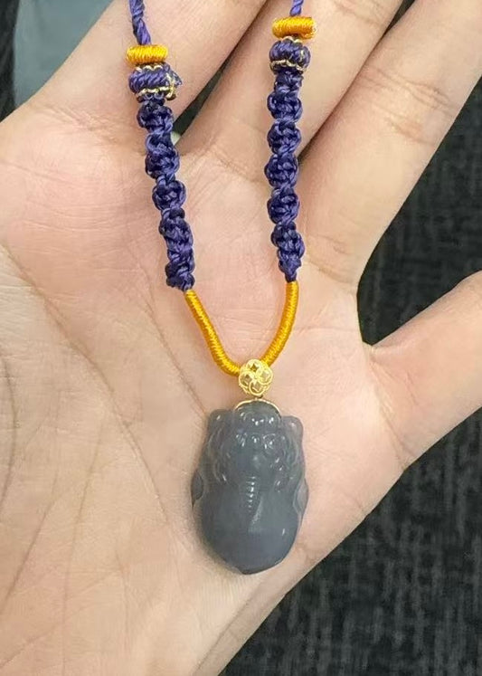 Smoky Lavender Hetian Jade（烟紫和田玉） | SylviaJewel Vancouver