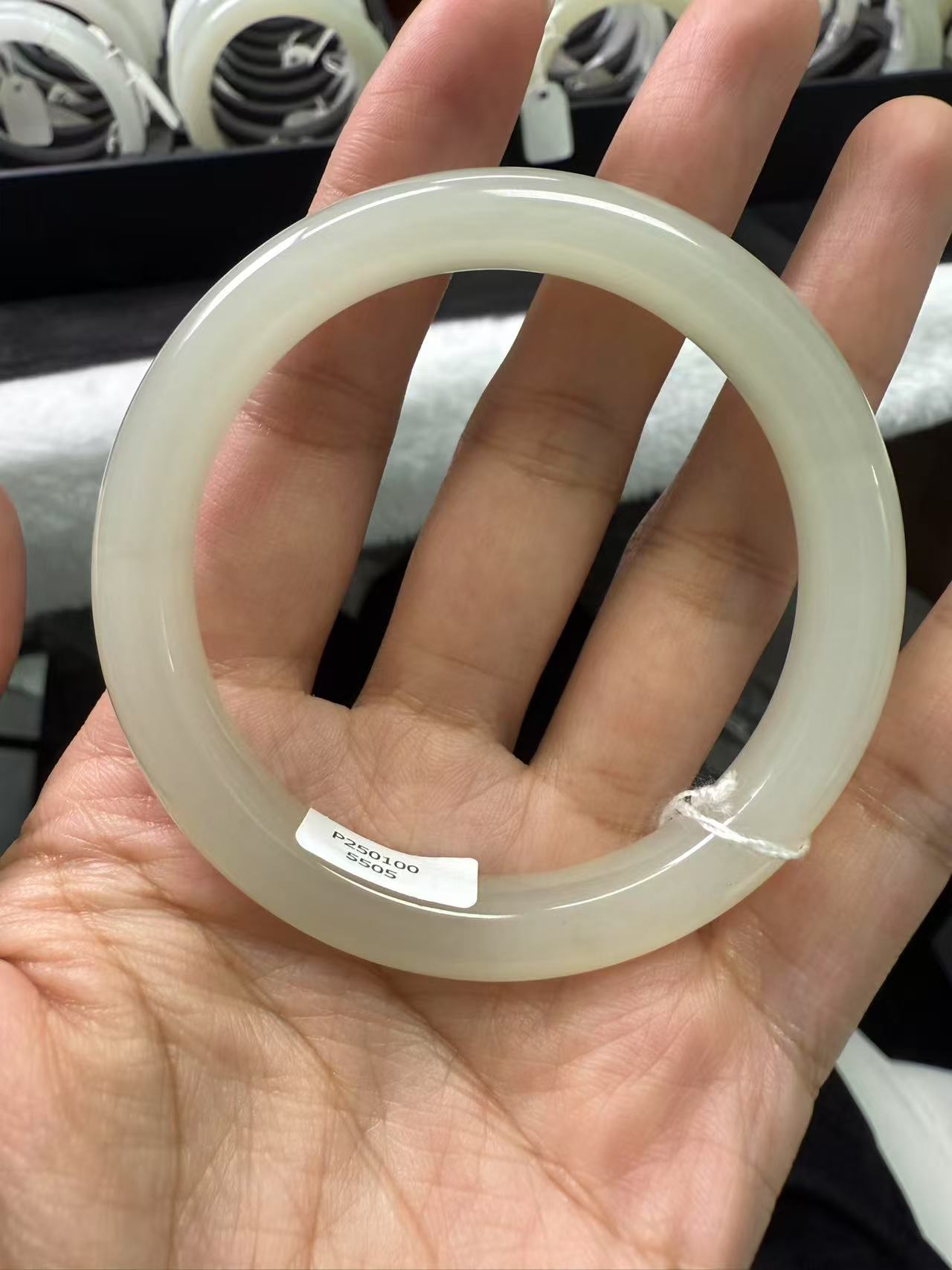 Jade bangle