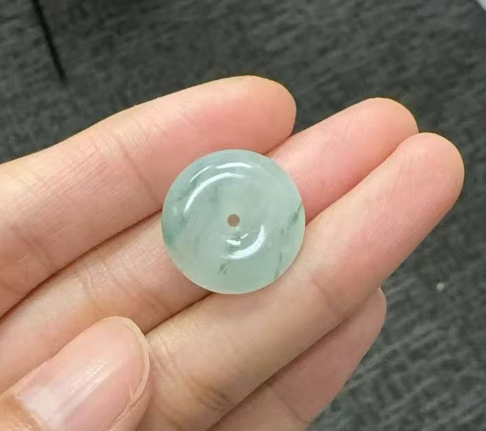 Icy Green Trio – 三色冰绿翡翠平安扣套组 | Jade Donut Set |SylviaJewel Vancouver