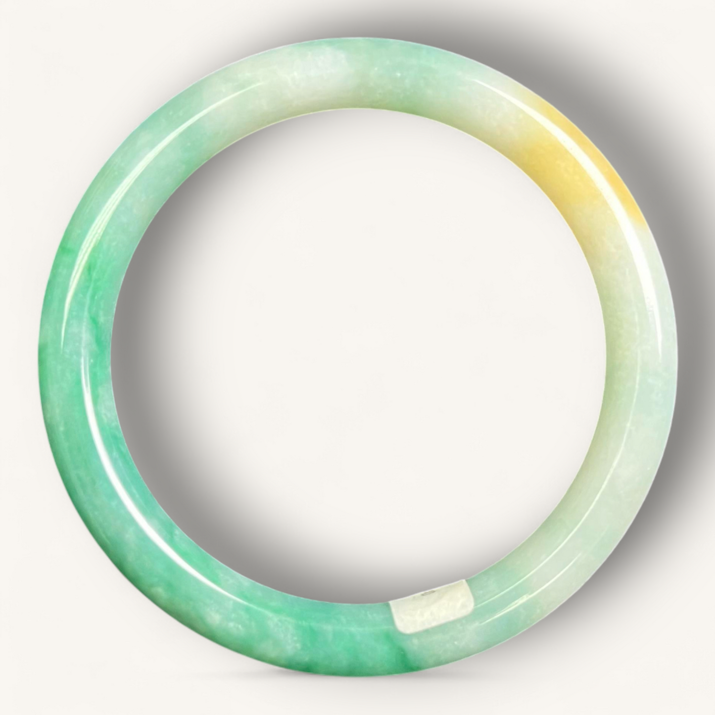 绿色三彩翡翠手镯 | Jadeite Bangle