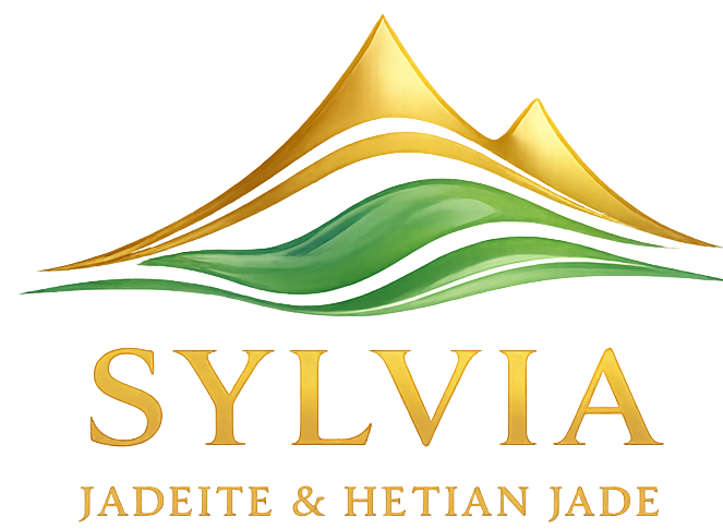 Logo with gold and green elements and 'Sylvia' text on a white background