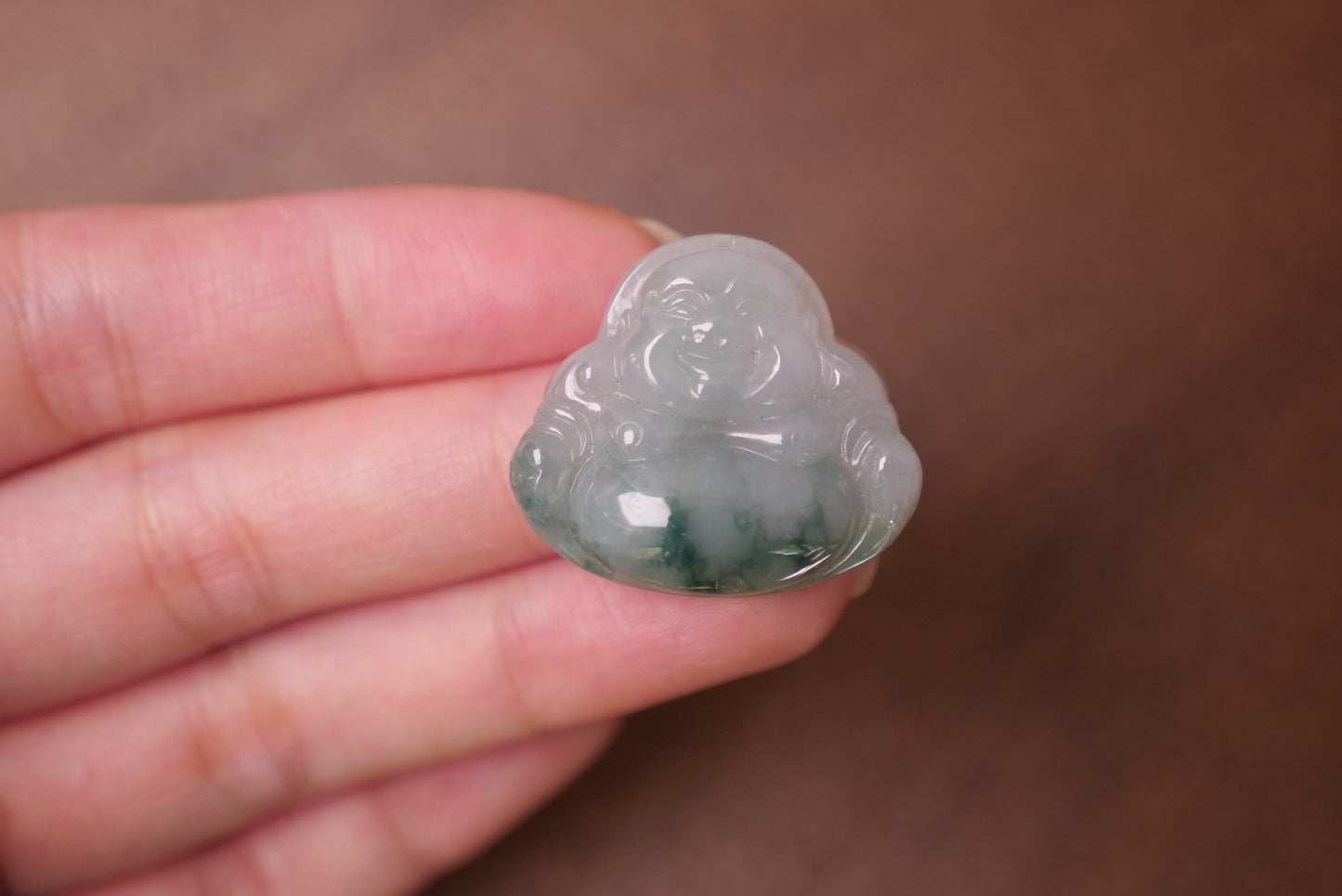 Buddha Design: Natural Jade Pendant