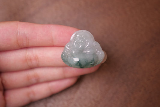 Buddha Design: Natural Jade Pendant