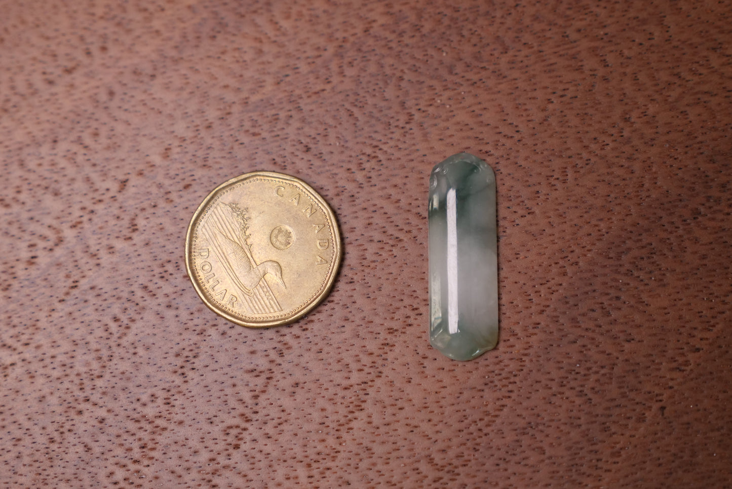 Cylindrical Jade Pendant: Natural Jadeite Pendant