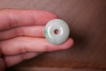 Elegant Jade Circle Pendant