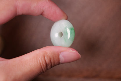 Elegant Jade Circle Pendant